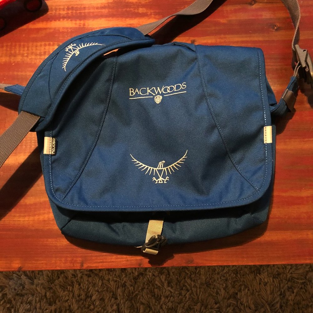 Osprey Backwoods Blue Mini Crossbody Messenger Bag